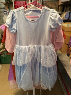 Disney Hanna Andersson Cinderella Dress Blue Tulle Princess Dress Size 5 NWOT